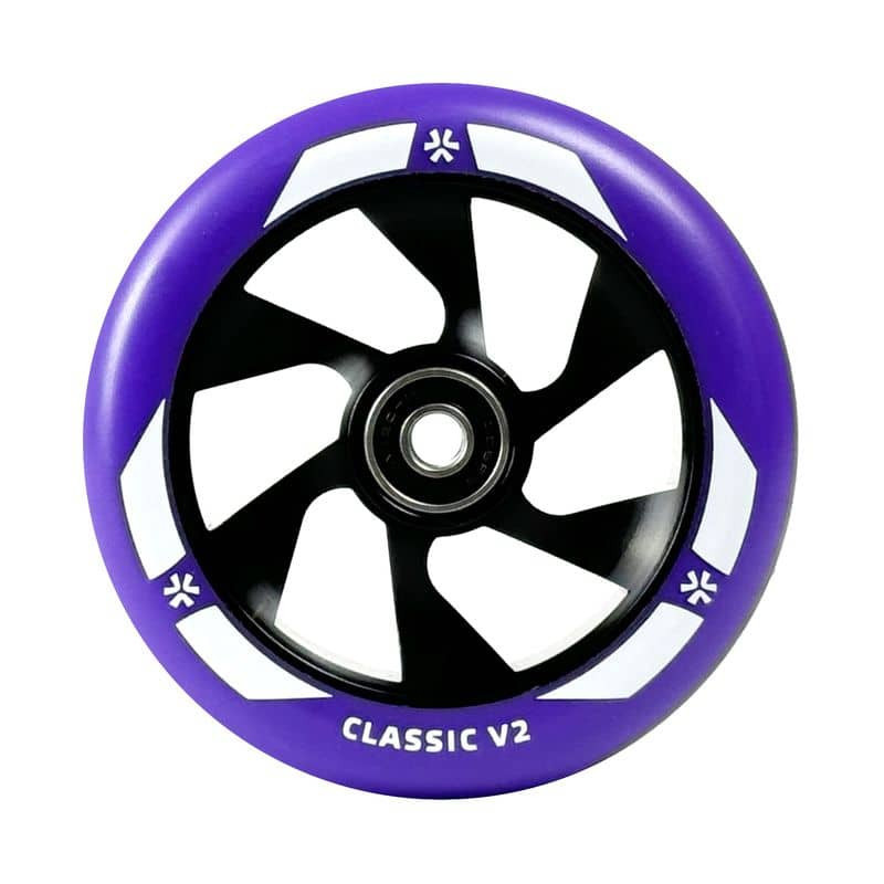 Колесо для самоката UNION Classic V2 Pro Scooter Wheel 110мм, фиолетовый/черный