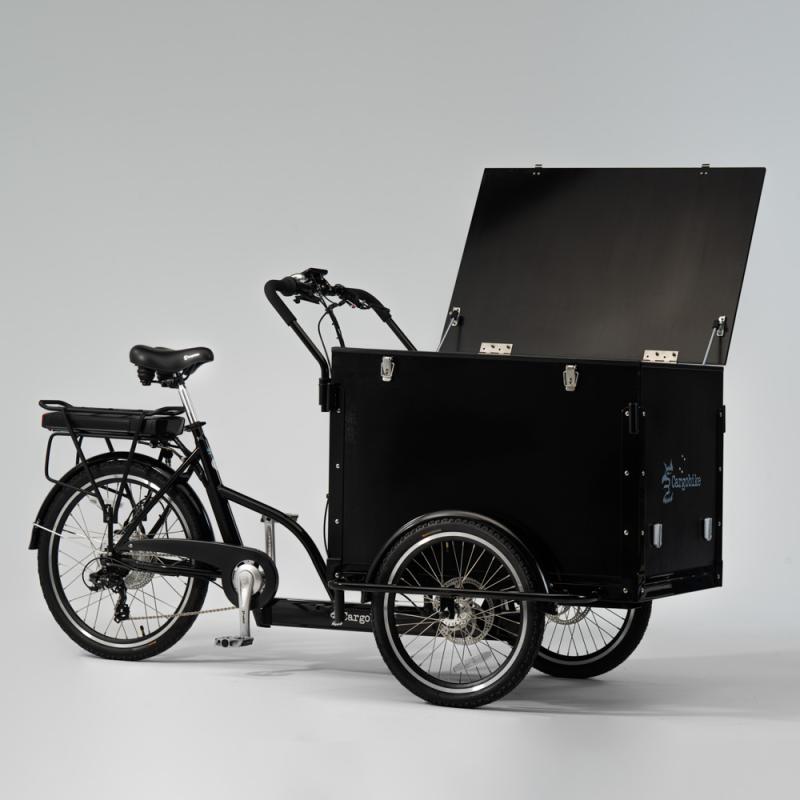 Electric box bike CARGOBIKE of SWEDEN Classic Box