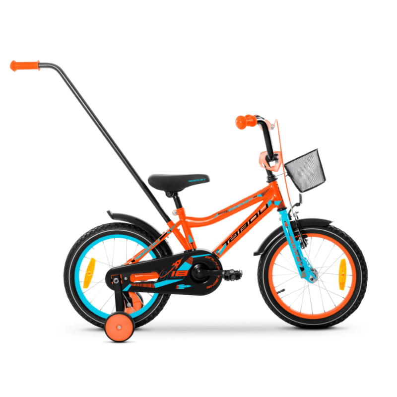 Детский велосипед TABOU Rocket Alu 20", оранжевый/синий