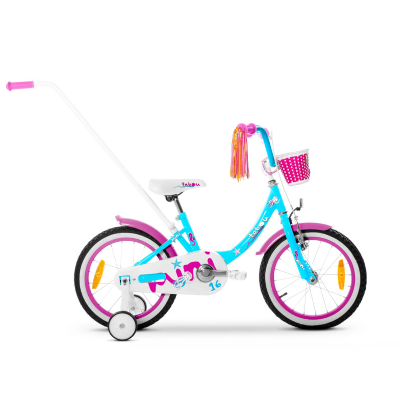 Laste jalgratas TABOU Mini 20″, sinine/roosa