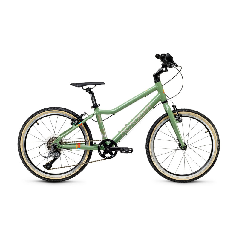 Ultrakevyt lasten polkupyörä ACADEMY Grade 4 (2024) 20" vihreä