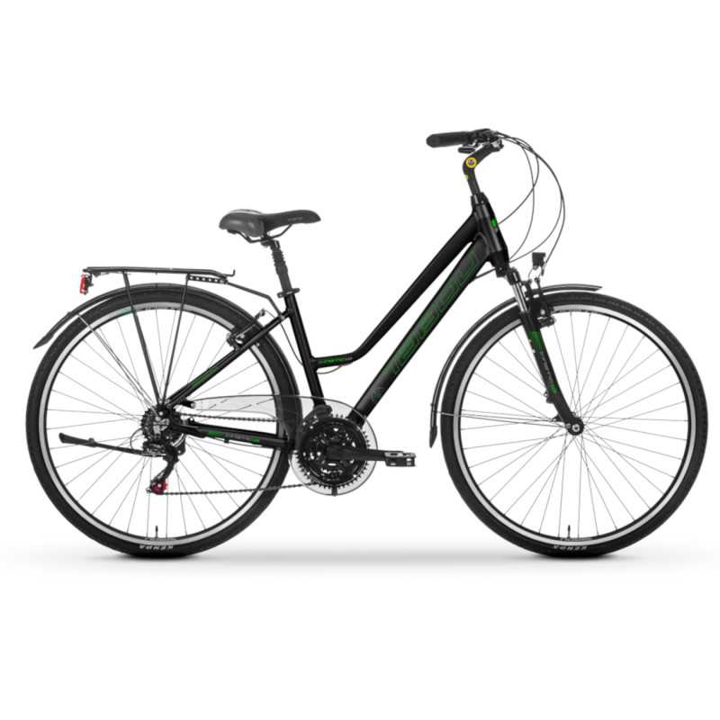 Sieviešu velosipēds TABOU KINETIC 1.0 W, 28" melni zaļš