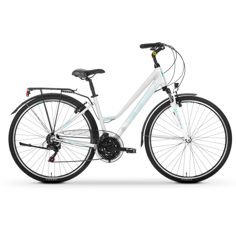Women's bicycle TABOU KINETIC 1.0 W, 28" white-blue
