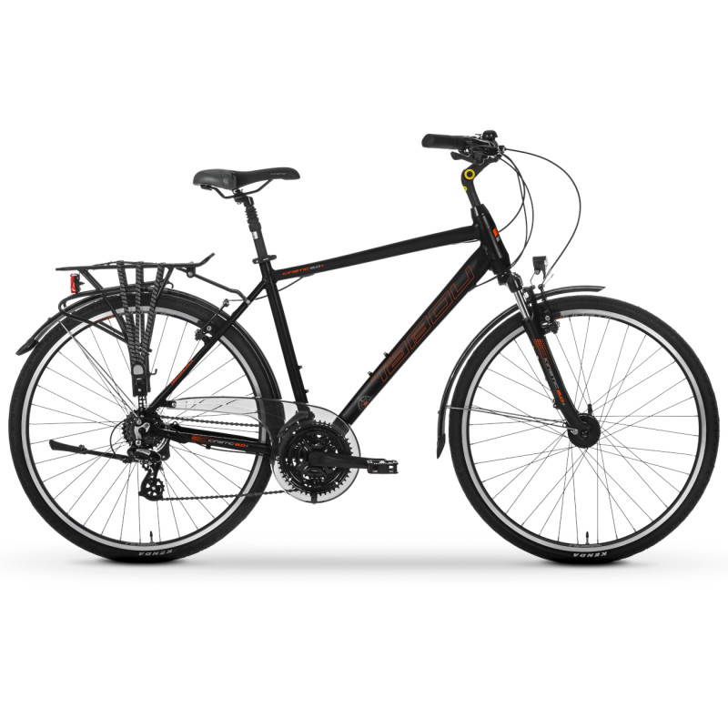 Велосипед мужской TABOU Kinetic 2.0 PLUS, 28" черно-оранжевый