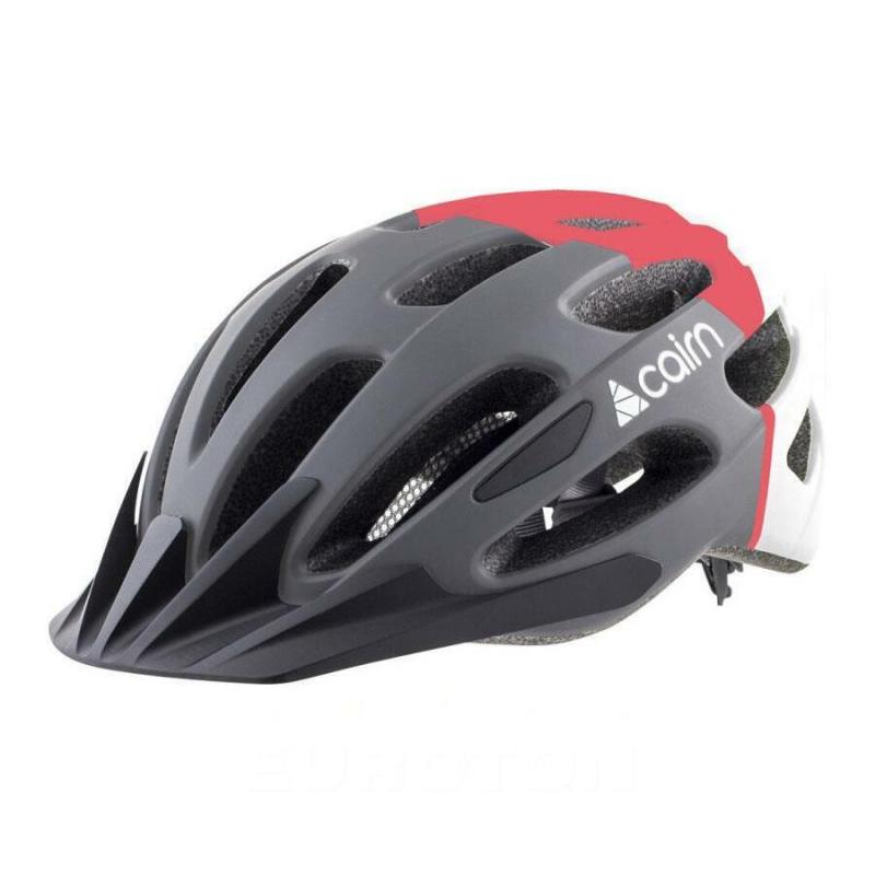 Helmet CAIRN PRISM XTR II Gray Neon Coral, white-gray-pink