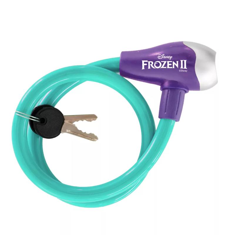 Cable lock Frozen 65 cm, green-purple