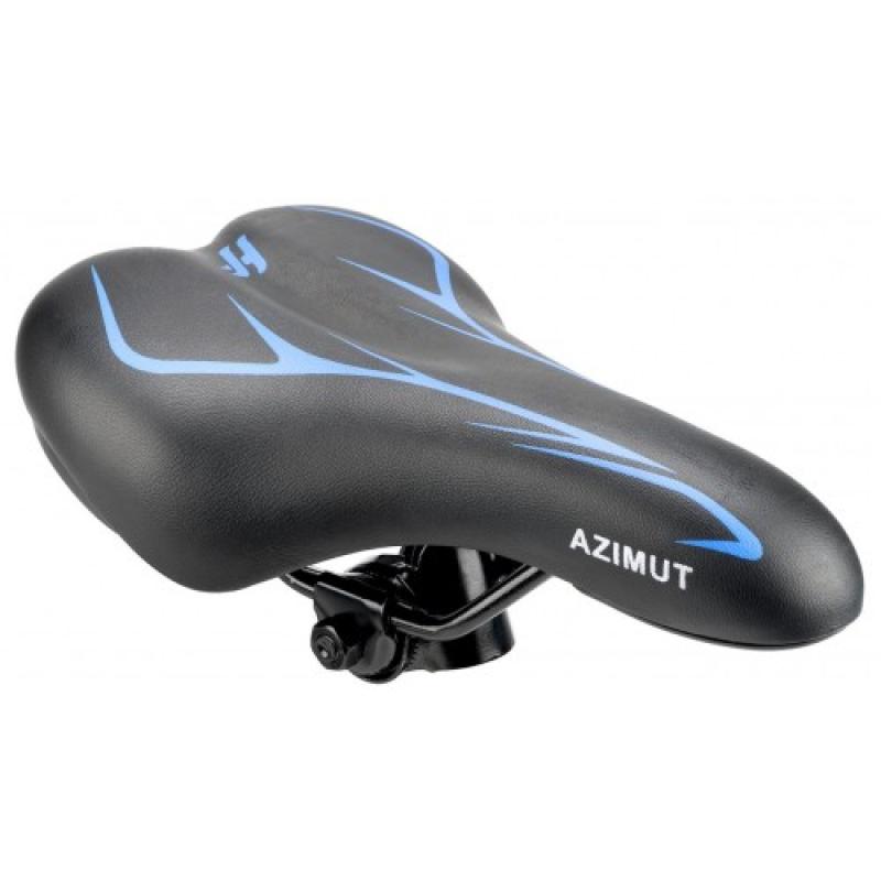 Children's saddle AZIMUT Kids 240x135mm, black-blue