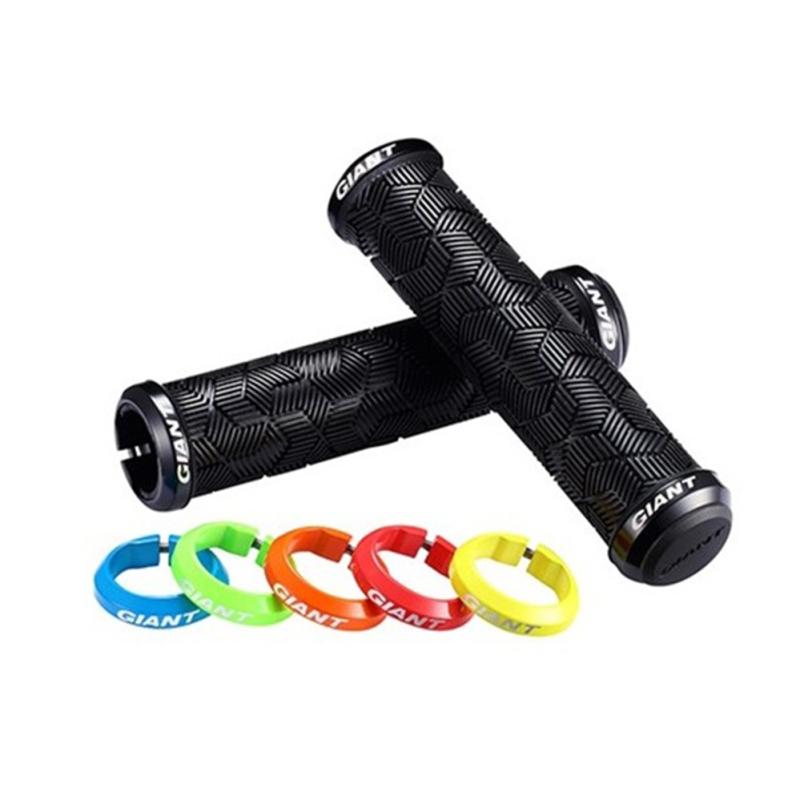 Рукоятка GIANT TACTAL DOUBLE LOCK-ON, черно-синяя