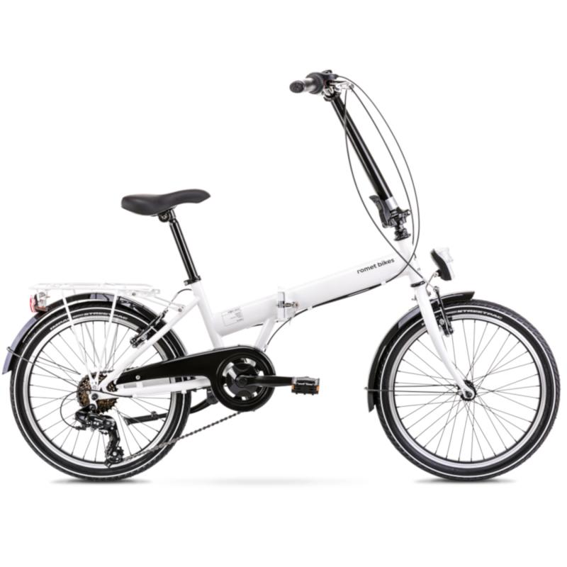 Kokoontaittuva polkupyörä Arkus & Romet Wigry Eco, 20 tuumaa (valkoinen)