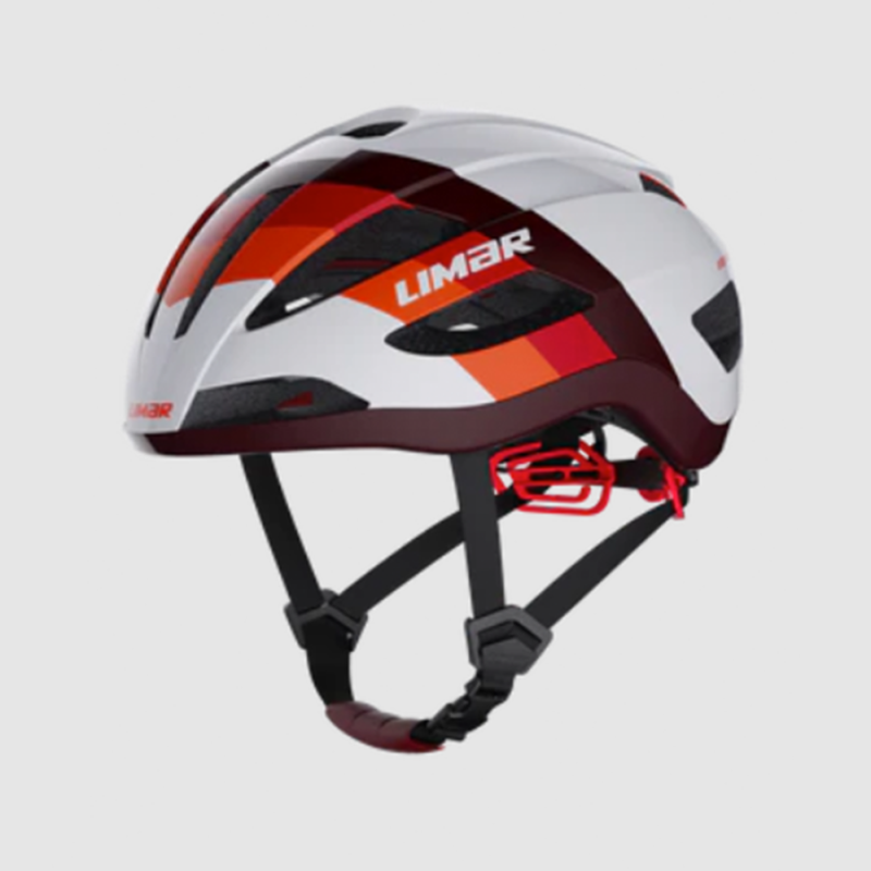 Helmet LIMAR Air Master, 70s White Dark Red