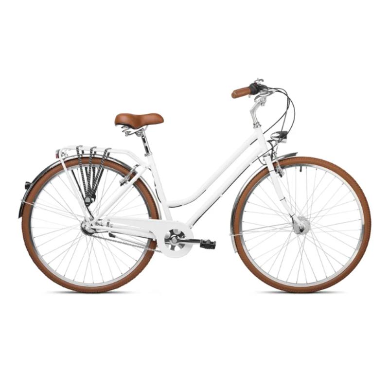 Pilsētas velosipēds ROMET Vintage Classic D (2024) 28", balts
