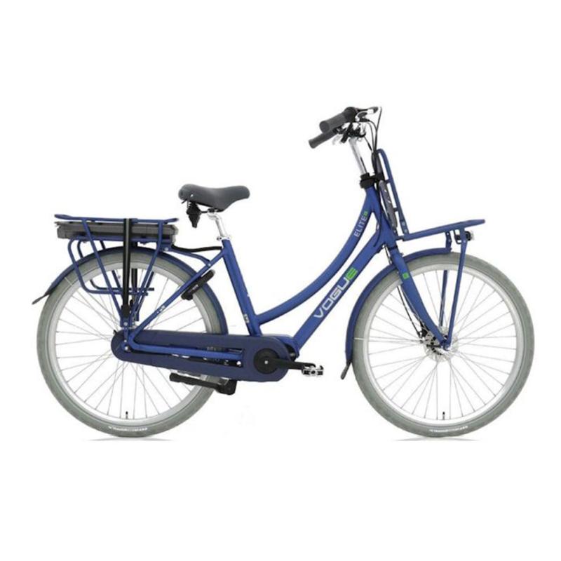 Electric bicycle VOGUE Elite 7, Jeans Blue, 28", blue