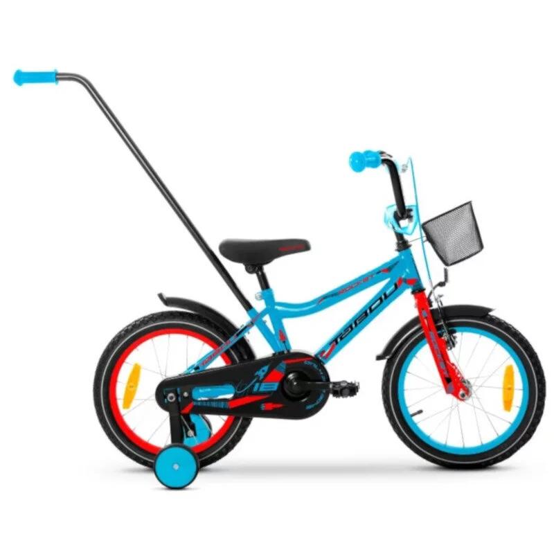 Bērnu velosipēds TABOU Rocket Alu 16", zili sarkans
