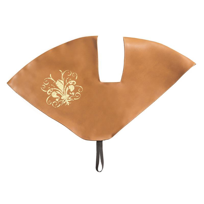 Skirt protector SELLE MONTE GRAPPA, light brown, made of leather