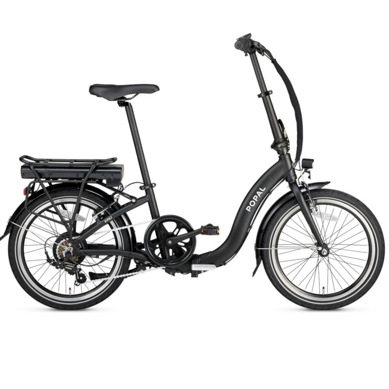 Elektriskais saliekamais velosipēds POPAL E-Folt 1.0, 20" melns