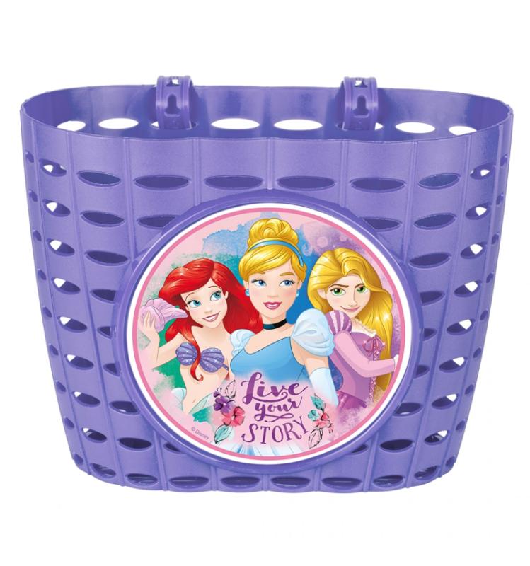 Front basket Princess, purple