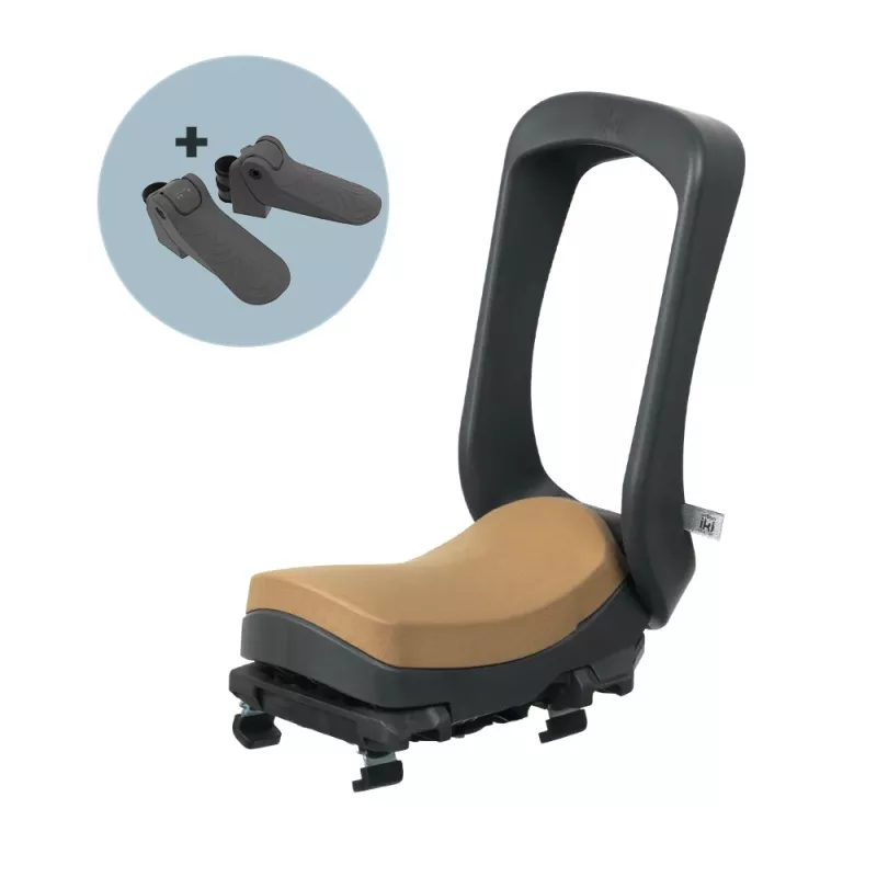 Children's seat URBAN IKI Junior Seat, Kurumi Brown, black-brown