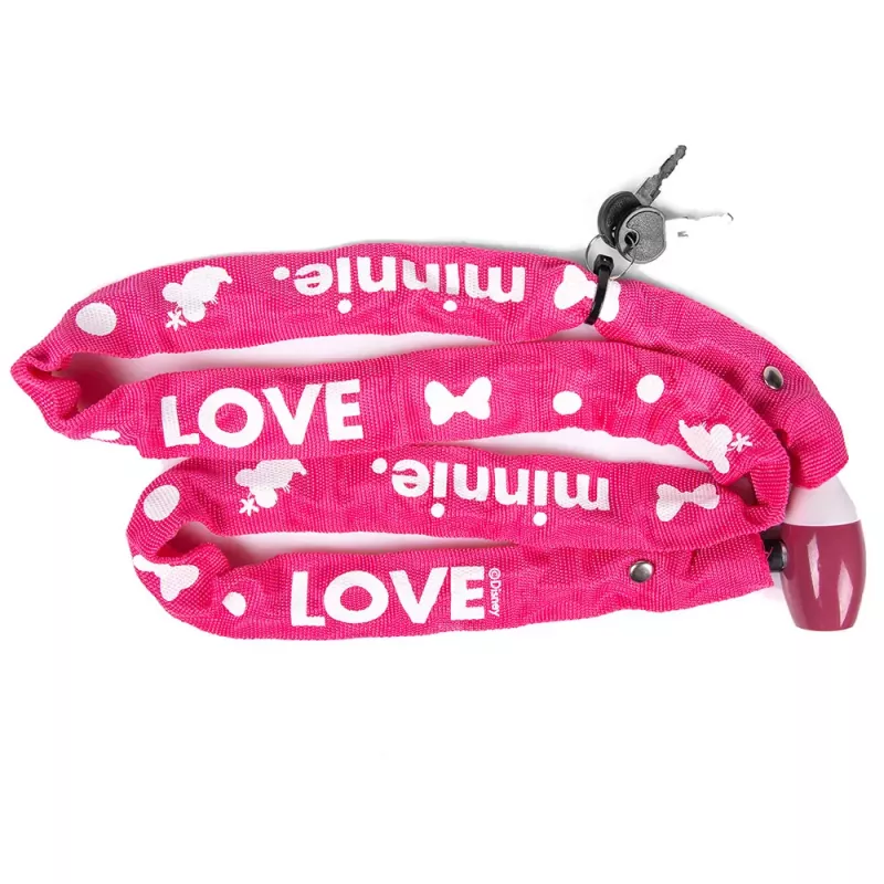 Chain lock Minnie, pink