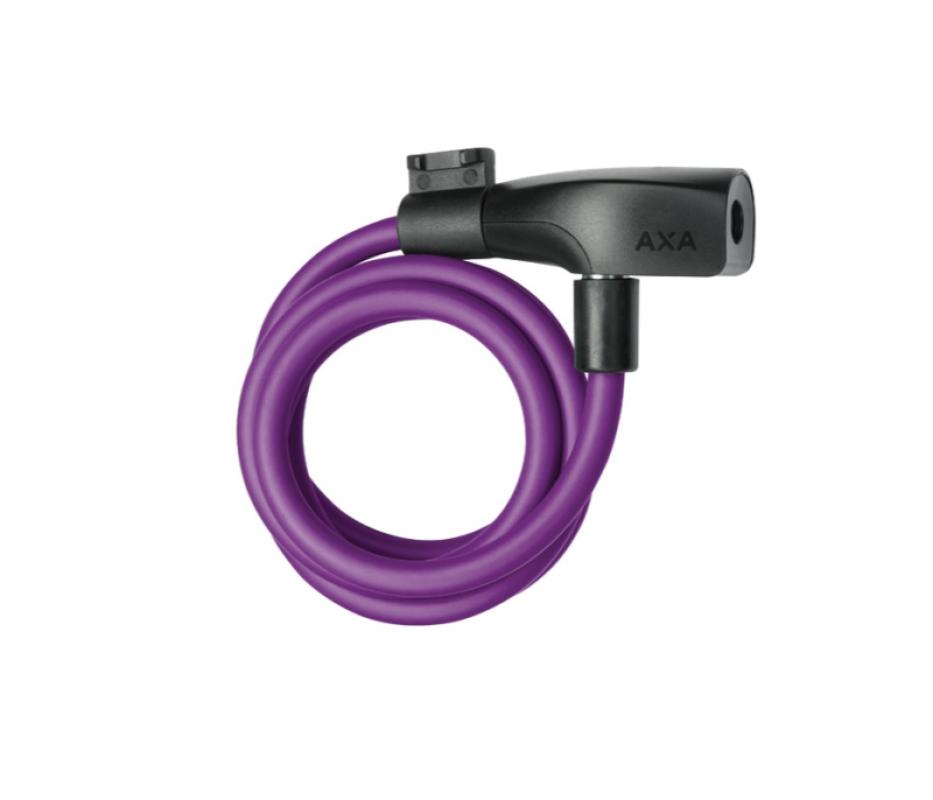 Cable lock AXA RESOLUTE 120/8 ROYAL PURPLE