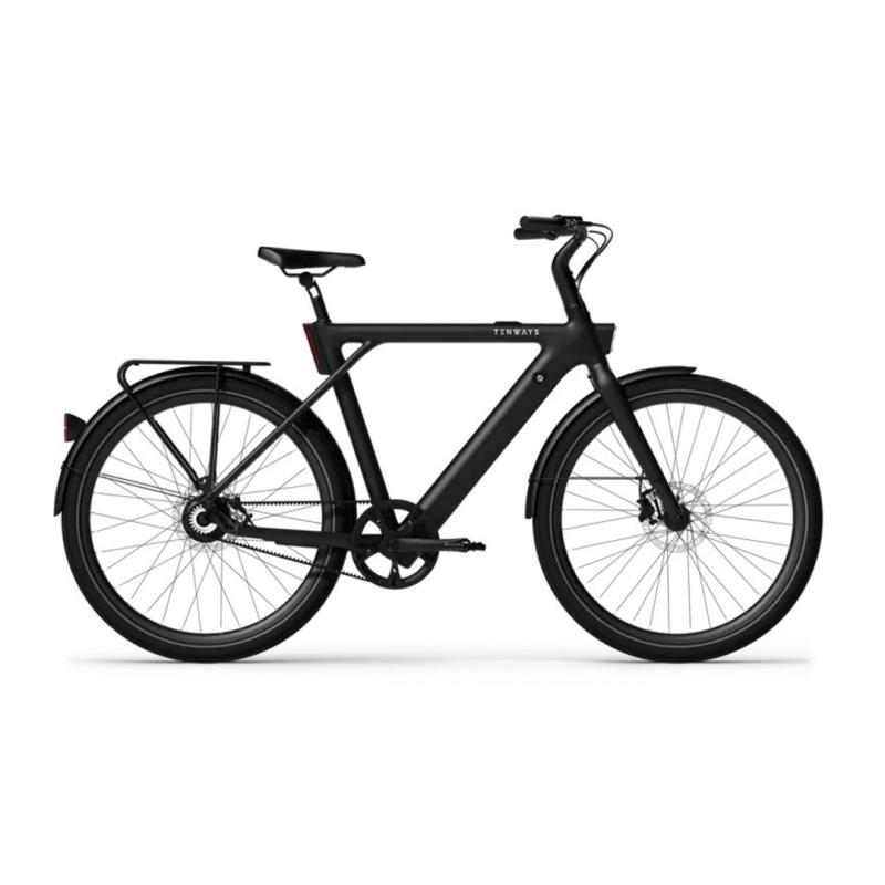 Electric bicycle TENWAYS CGO009, Midnight Black