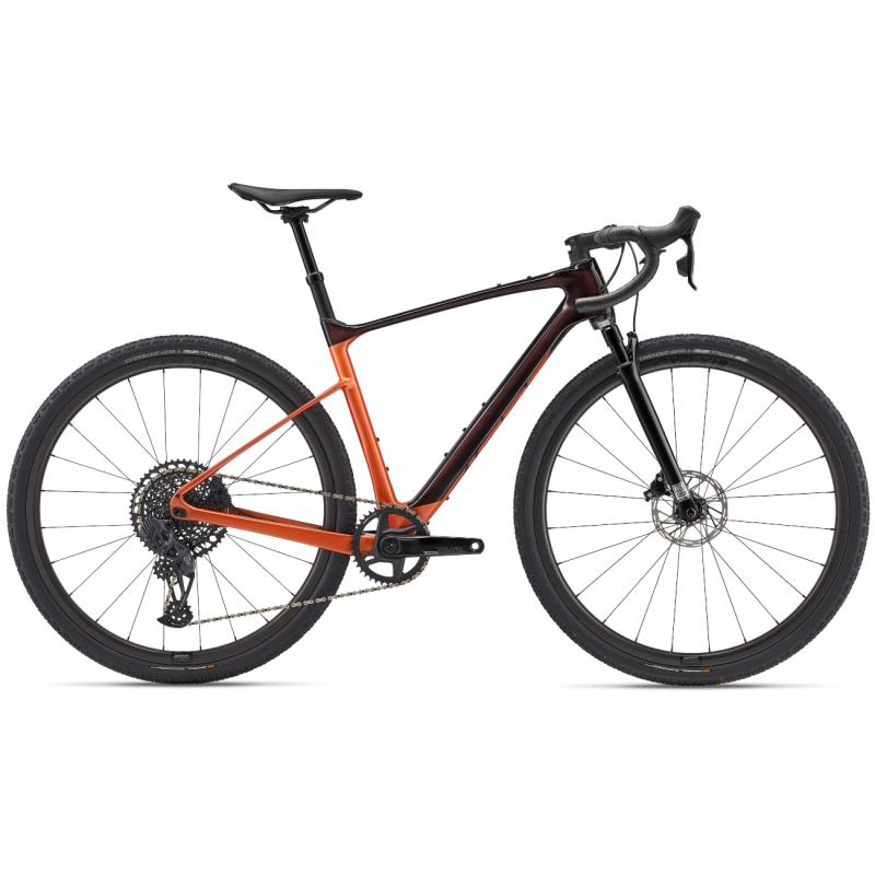 GIANT Revolt X Advanced Pro 1 Gravel Bike, Cordovan/Copper Coin