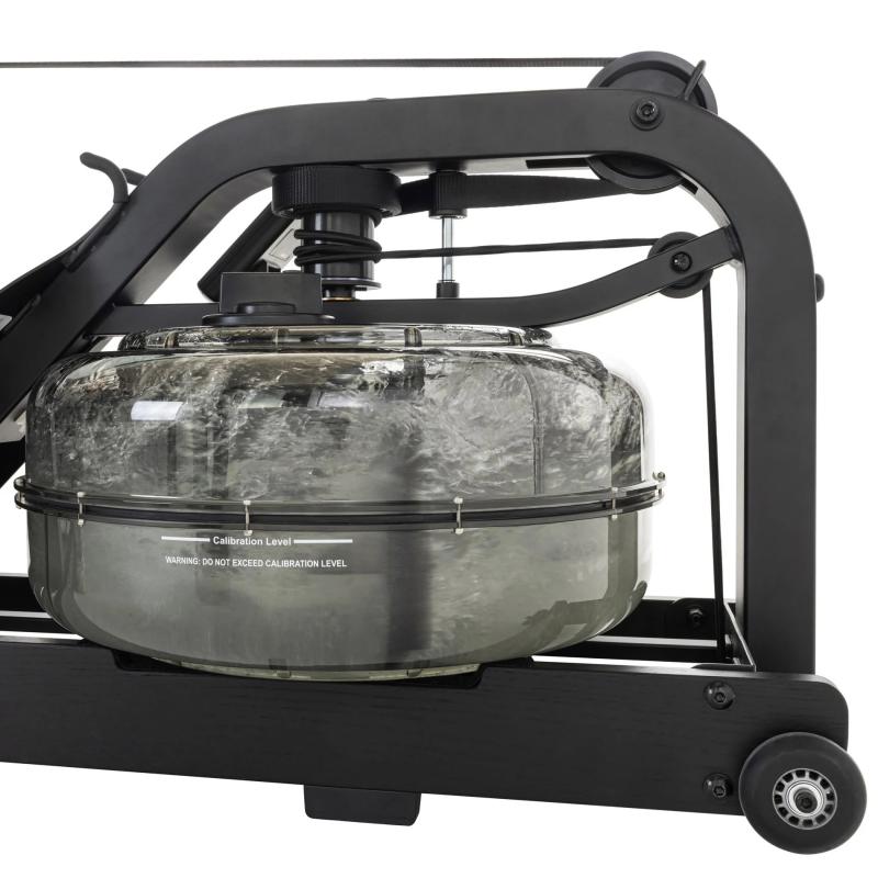 Sõudeergomeeter TUNTURI Fluid Rower Apollo Plus, must – pilt 5