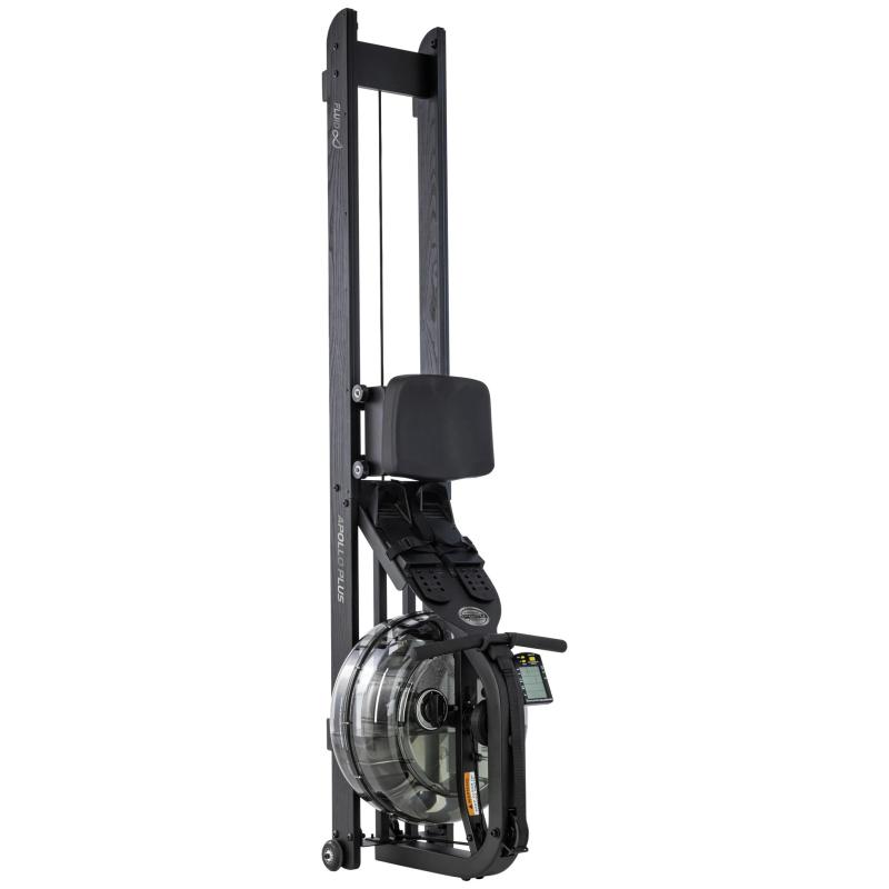 Sõudeergomeeter TUNTURI Fluid Rower Apollo Plus, must – pilt 8