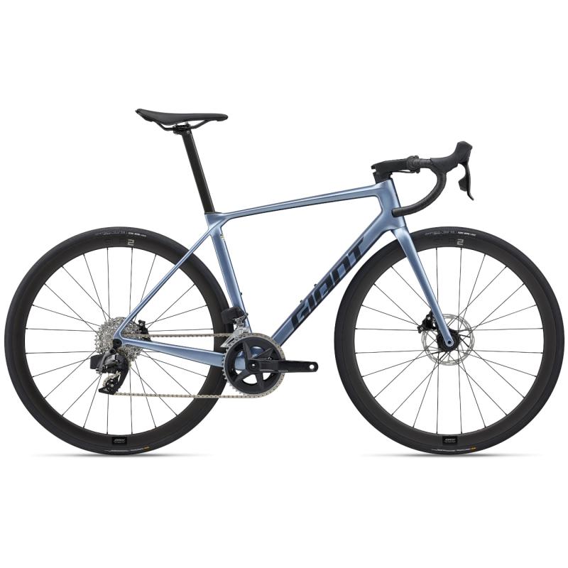 Шоссейный велосипед GIANT TCR Advanced 0 AXS (2025) Frost Silver