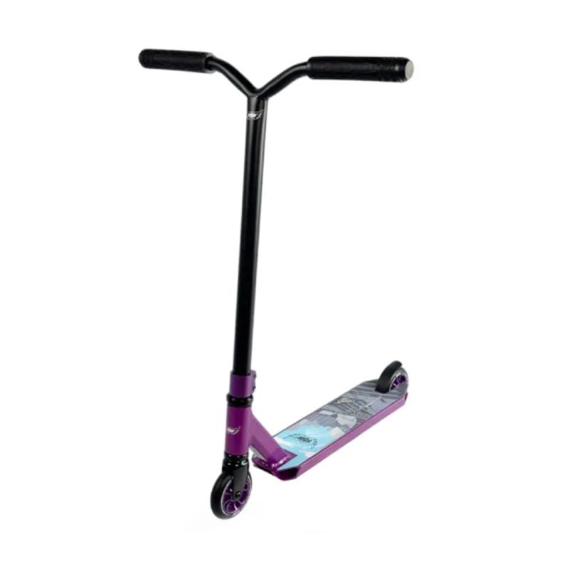 Stunt-skootteri FLYBY Lite V2 Complete Pro -skootteri musta/violetti