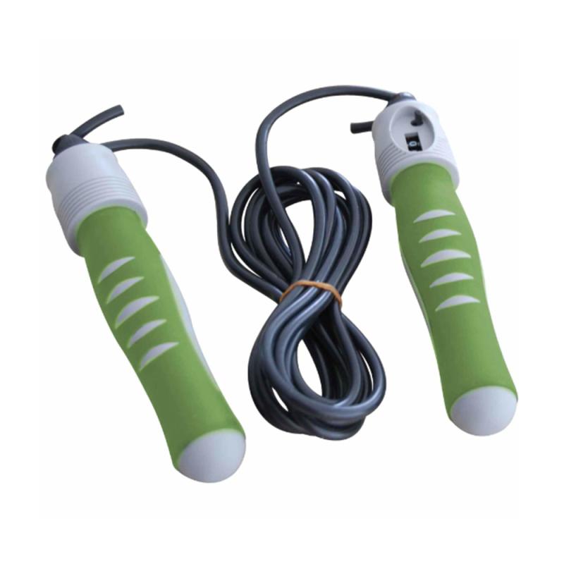 Jump rope Tunturi Jumprope Counter, green, with counter