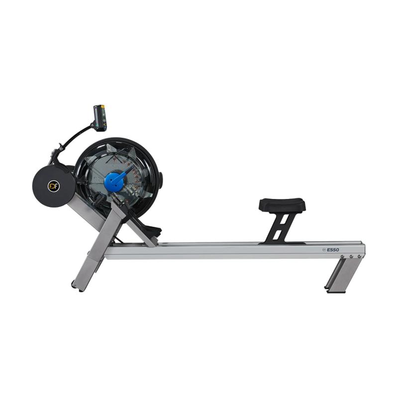 Soutuergometri TUNTURI Fluid Rower Evo E550 Sivutankki hopea pronssi