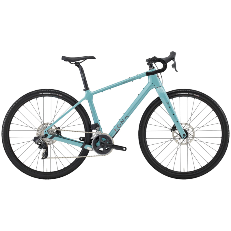 Gravel bike KONA Ouroboros CR/DL, Gloss Harbor Gray (Green)