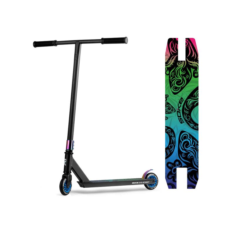 Trick scooter SOKE EVO, Street Black, black-colored