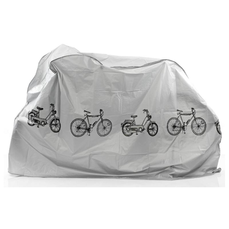 Rain cover for bicycle AZIMUT Big, gray