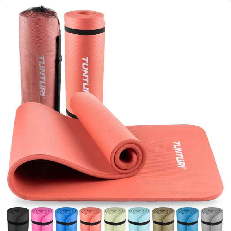 Fitness mat TUNTURI NBR, Rose Gold