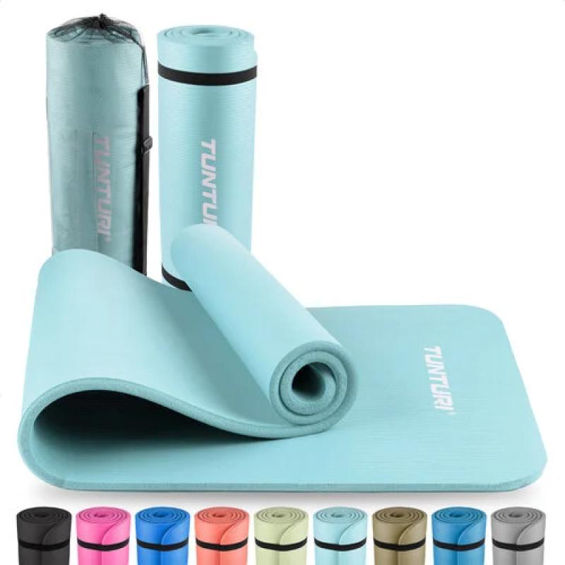 Fitness mat TUNTURI NBR, Light Blue