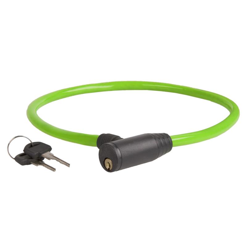 Cable lock M-Wave 60cm, green