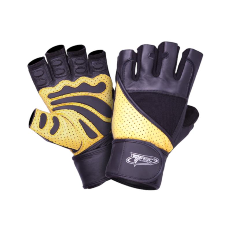 Перчатки тренировочные TREC #06 / GLOVES YELLOW (Power Max) XL