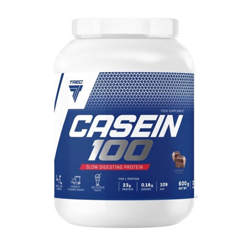 Aeglaselt imenduv kaseiinivalk TREC CASEIN 100 CHOCOLATE 600g