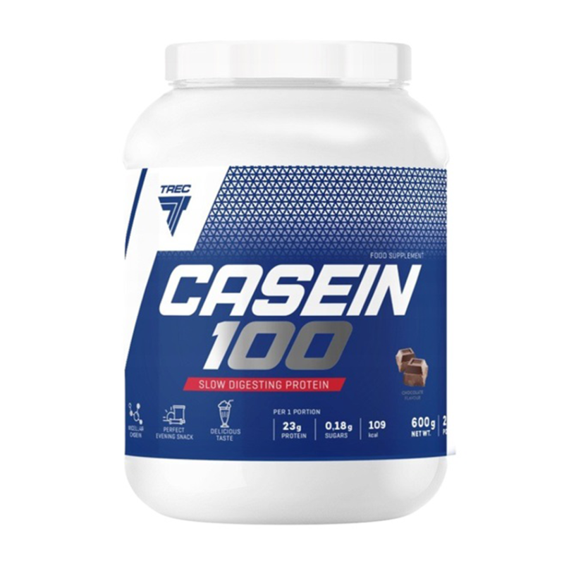 Slowly absorbing casein protein TREC CASEIN 100 CHOCOLATE 600g