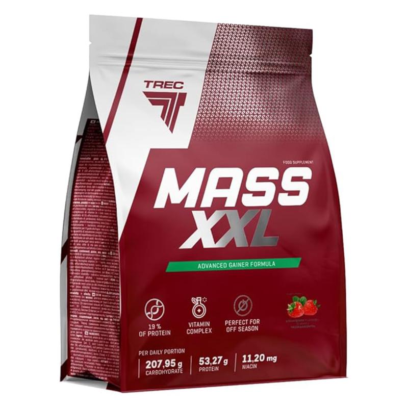 Mass supplement TREC MASS XXL STRAWBERRY 1000g