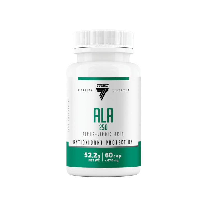 Antioxidant TREC ALA 250, 60 capsules