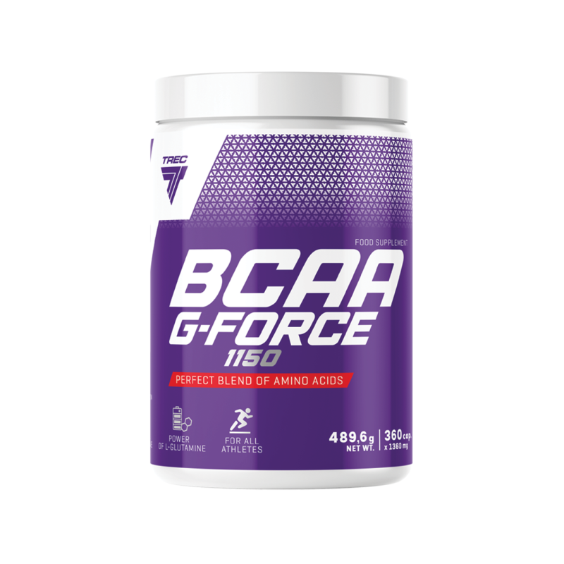 Amino acid complex TREC BCAA G-FORCE 1150 360 capsules