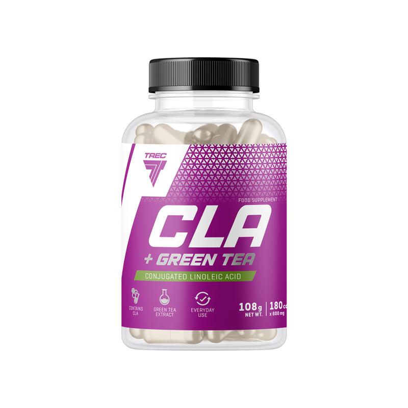 Fatty acid with additive TREC CLA + GREEN TEA 180 capsules