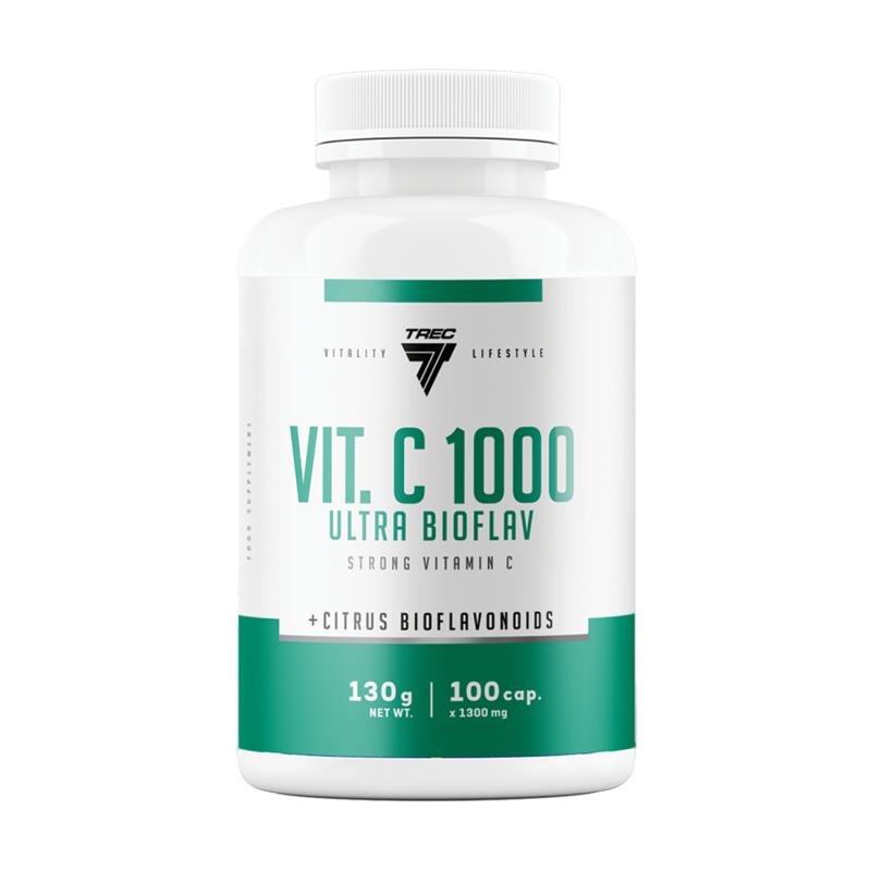 Vitamiinikapslid TREC VIT. C 1000 ULTRA BIOFLAV 100 kapslit