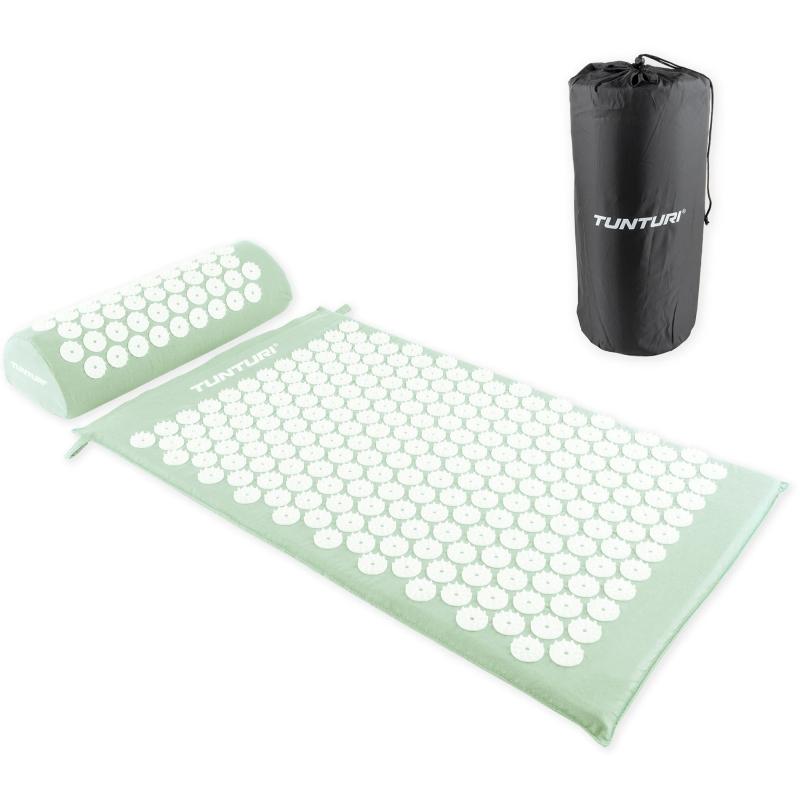 TUNTURI Acupressure Mat And Pillow, Mint