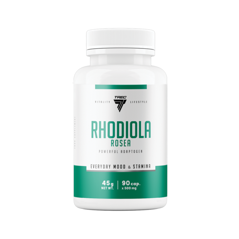 Adaptogen TREC RHODIOLA ROSEA, 90 kapselia