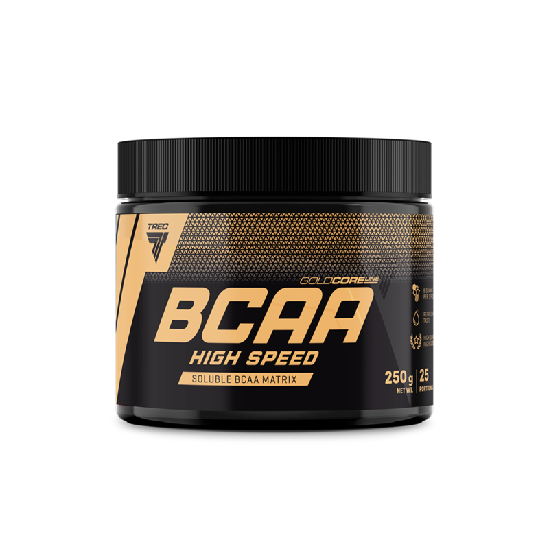 Amino acid TREC GOLD CORE LINE BCAA HIGH SPEED LEMON 250 g