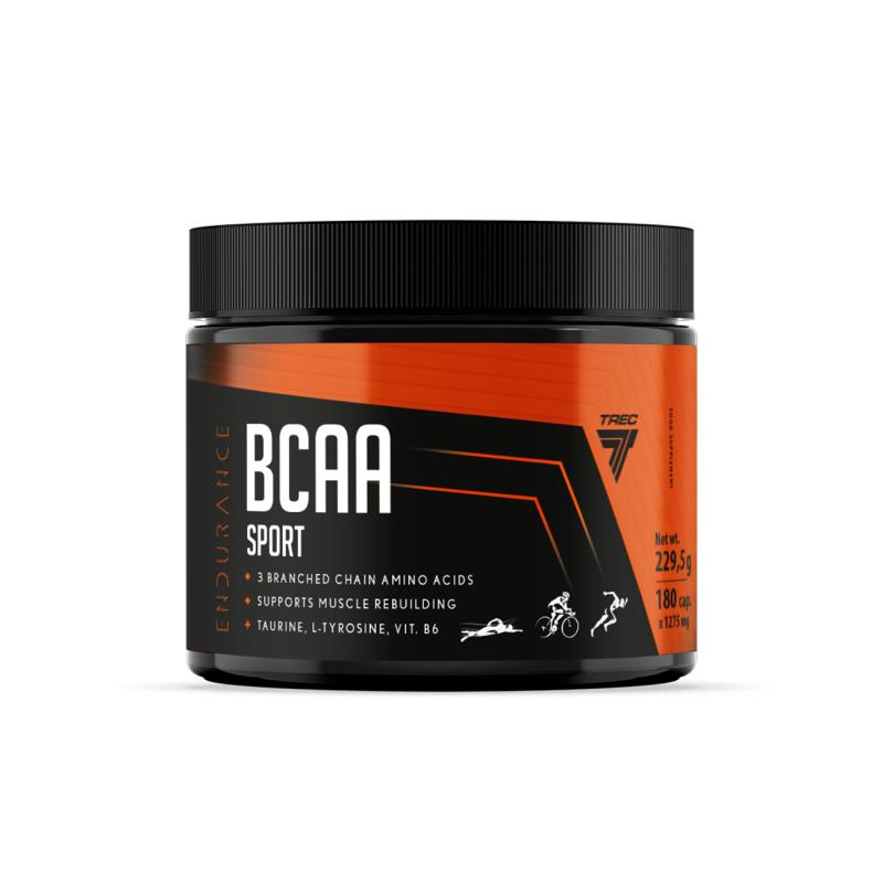 Аминокислотные капсулы TREC BCAA SPORT 180 капсул