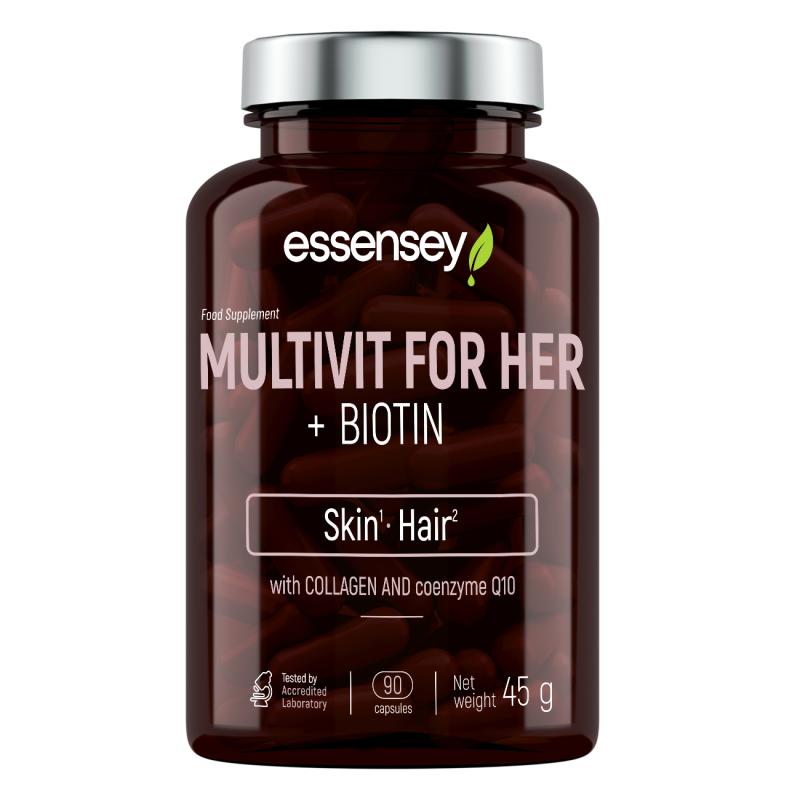 Multivitamin for women TREC ESSENSEY MULTIVIT FOR HER + BIOTIN 90 capsules